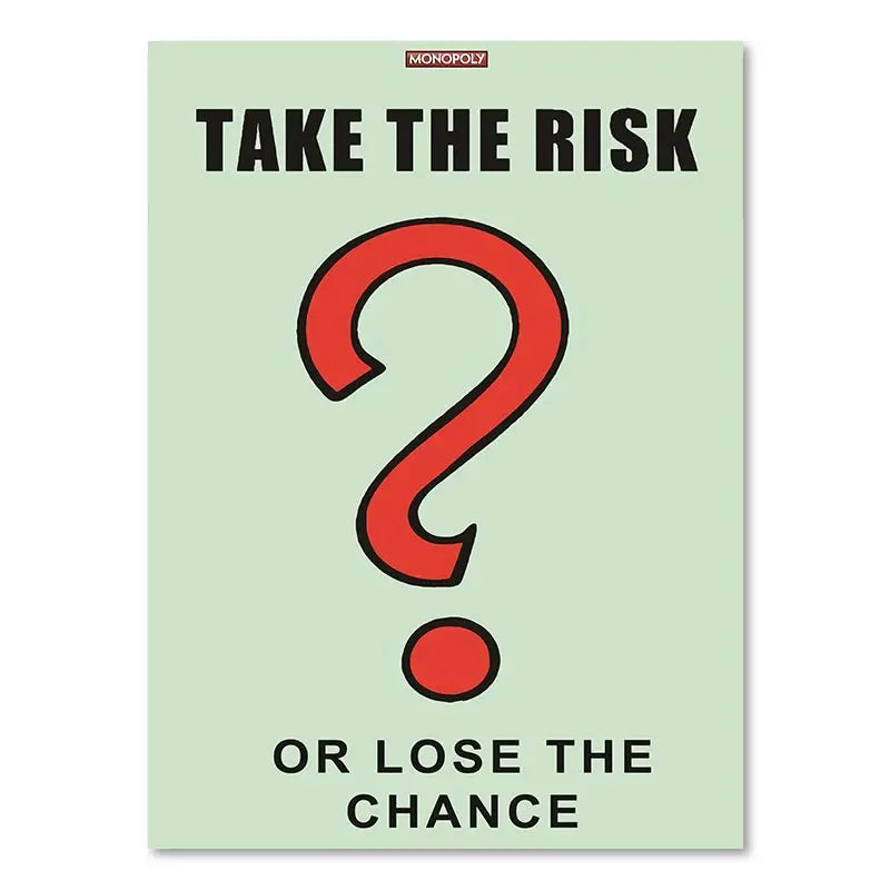 Millionaire Motivational Monopoly Canvas Prints