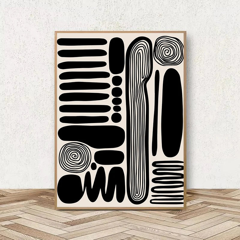 Bold Geometric Minimalist Art Canvas Prints