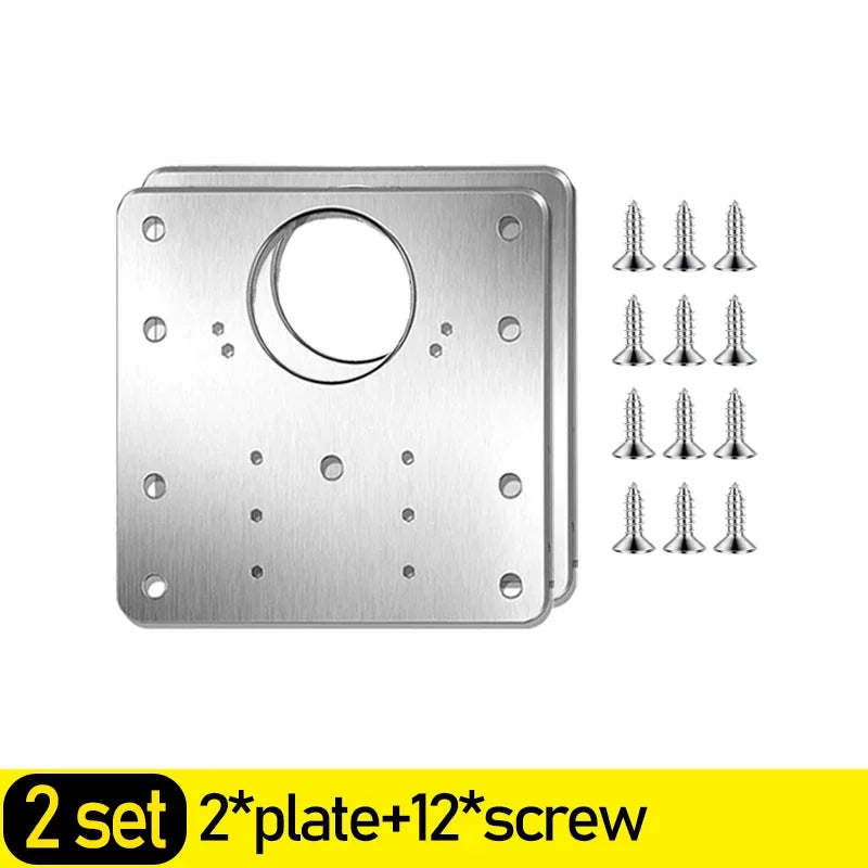 Cabinet Hinge Square Repair Plate Kit