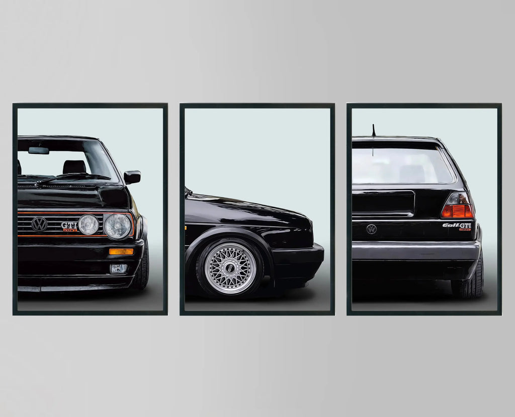 Classic Golf GTI MK II Canvas Prints