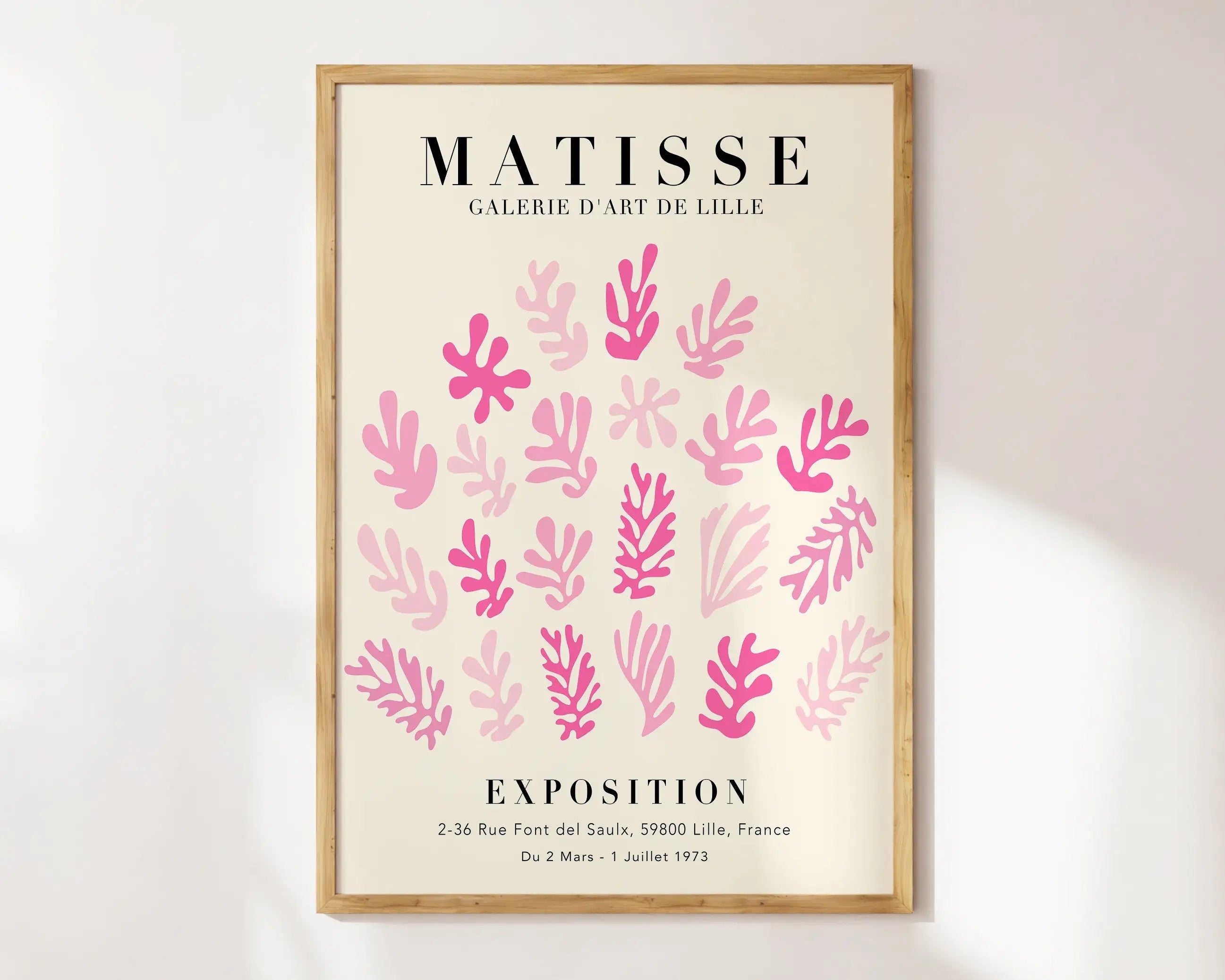 Matisse Floral Cut Outs Exhibition Canvas Print