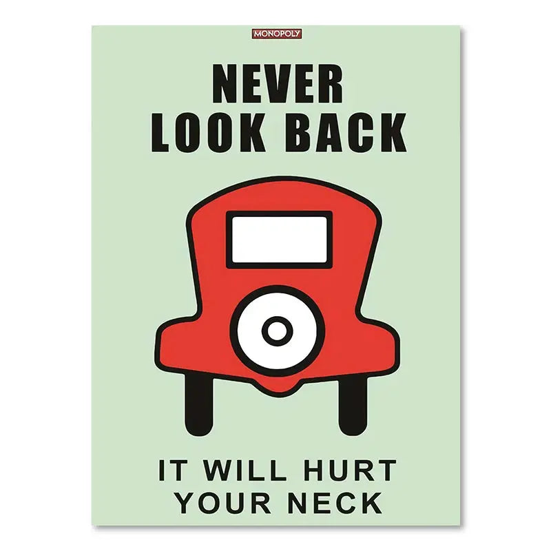 Millionaire Motivational Monopoly Canvas Prints