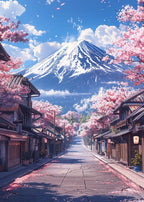 Cherry Blossoms Blooming Canvas Print - Sleek Surprises