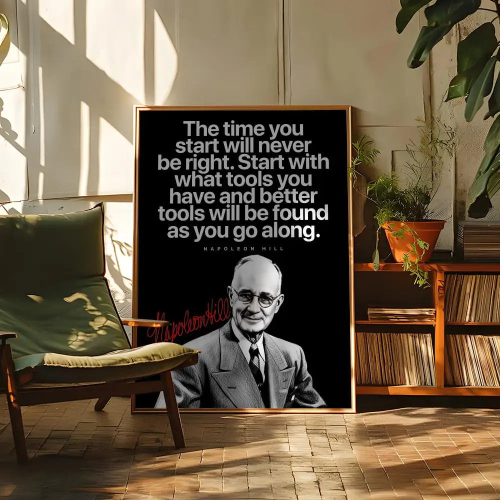 Billionaire Mindset Inspirational Quote Canvas Print