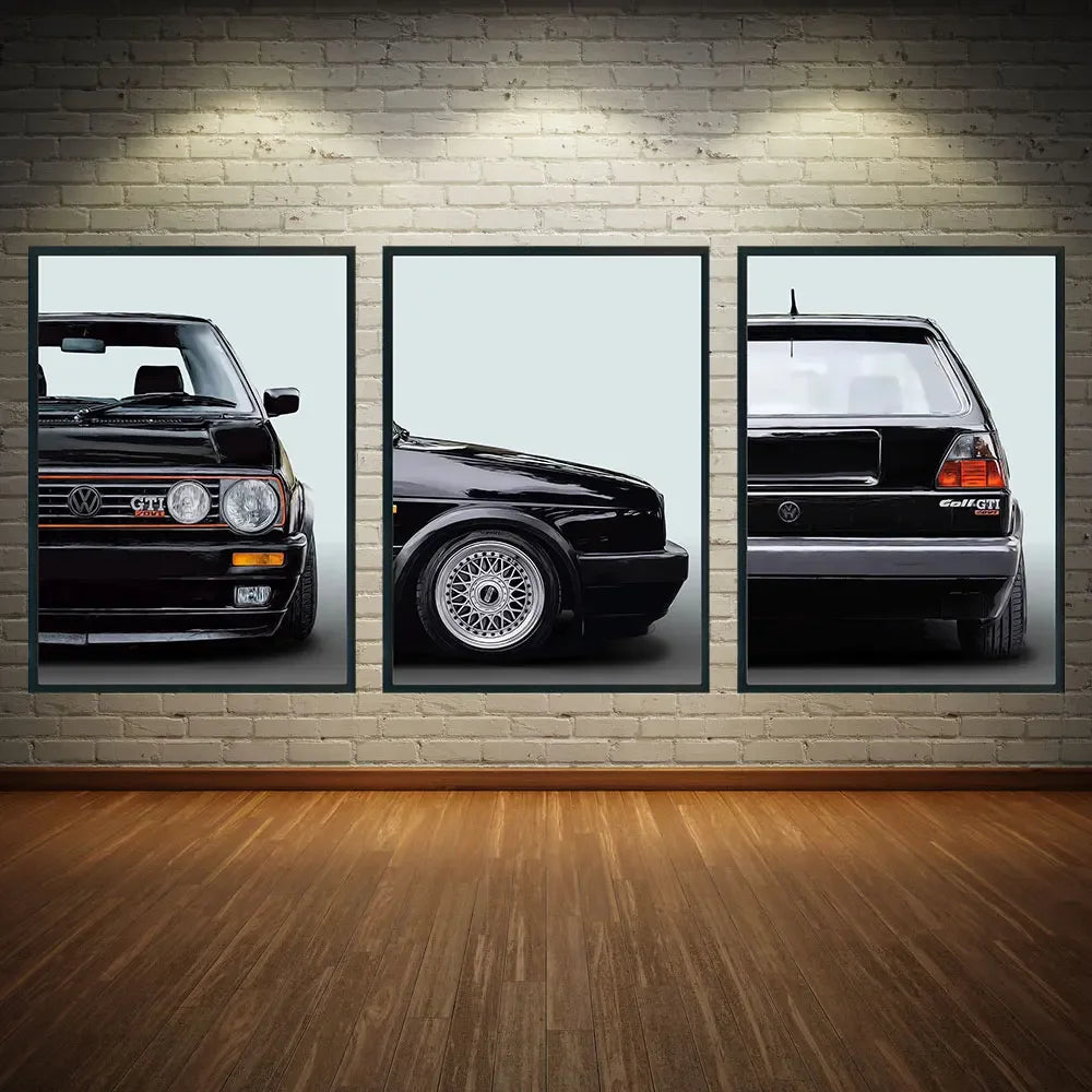 Classic Golf GTI MK II Canvas Prints
