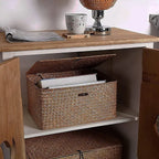 Handwoven Seagrass Rectangular Storage Basket
