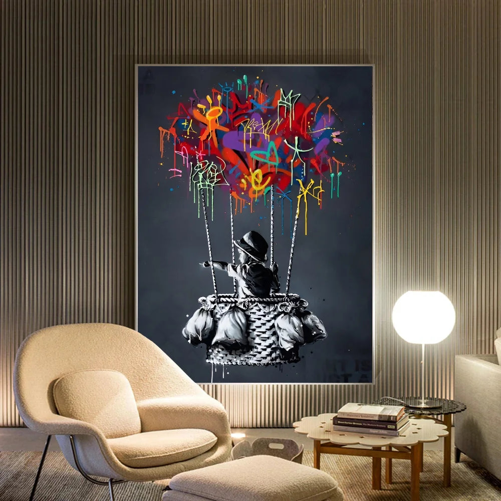 Classic Banksy Street Art Prints