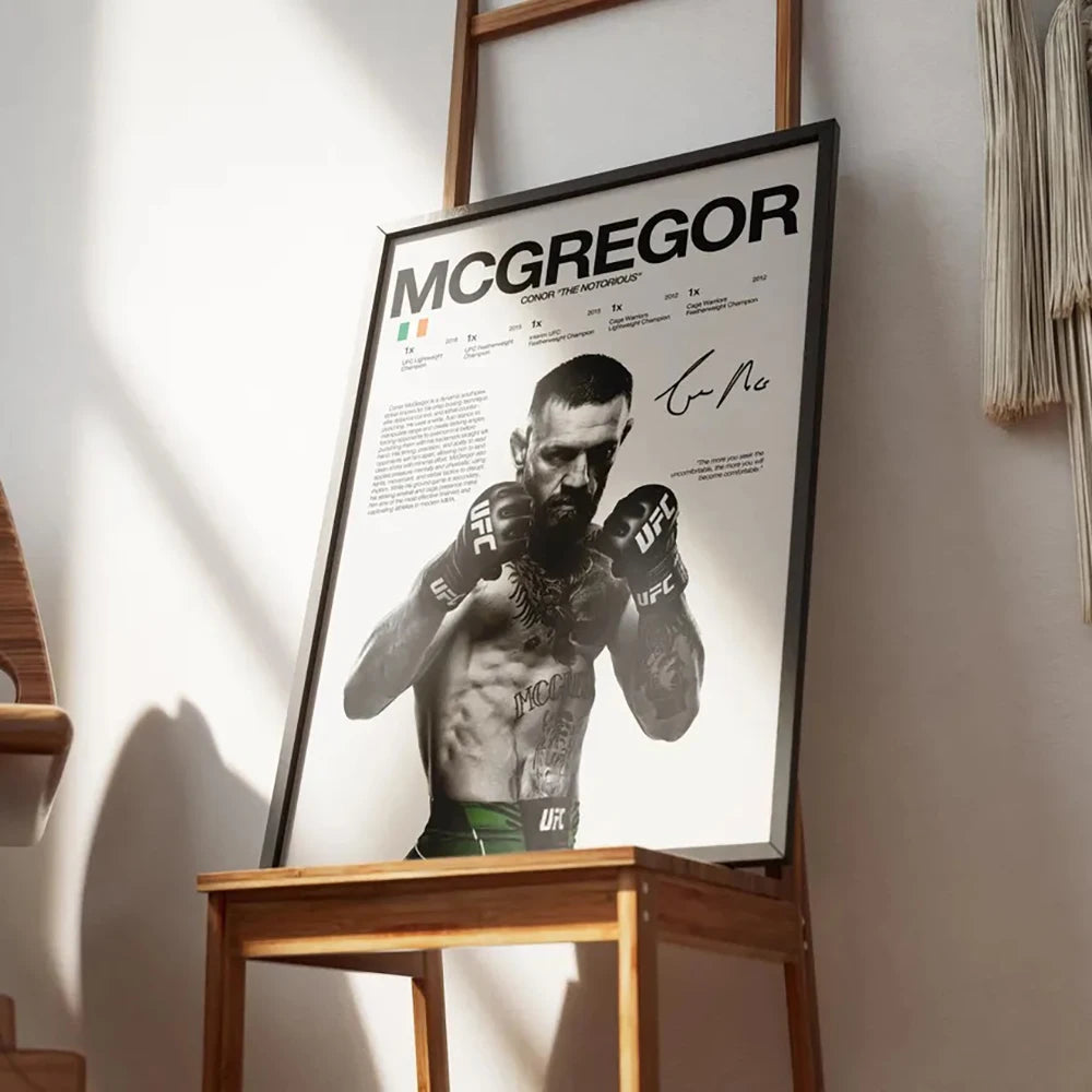 UFC Iconic MMA Legends & Champion Fighters Canvas Prints