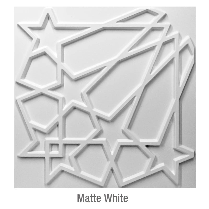 Matte White 3D Wall Panel [30cm x 30cm]