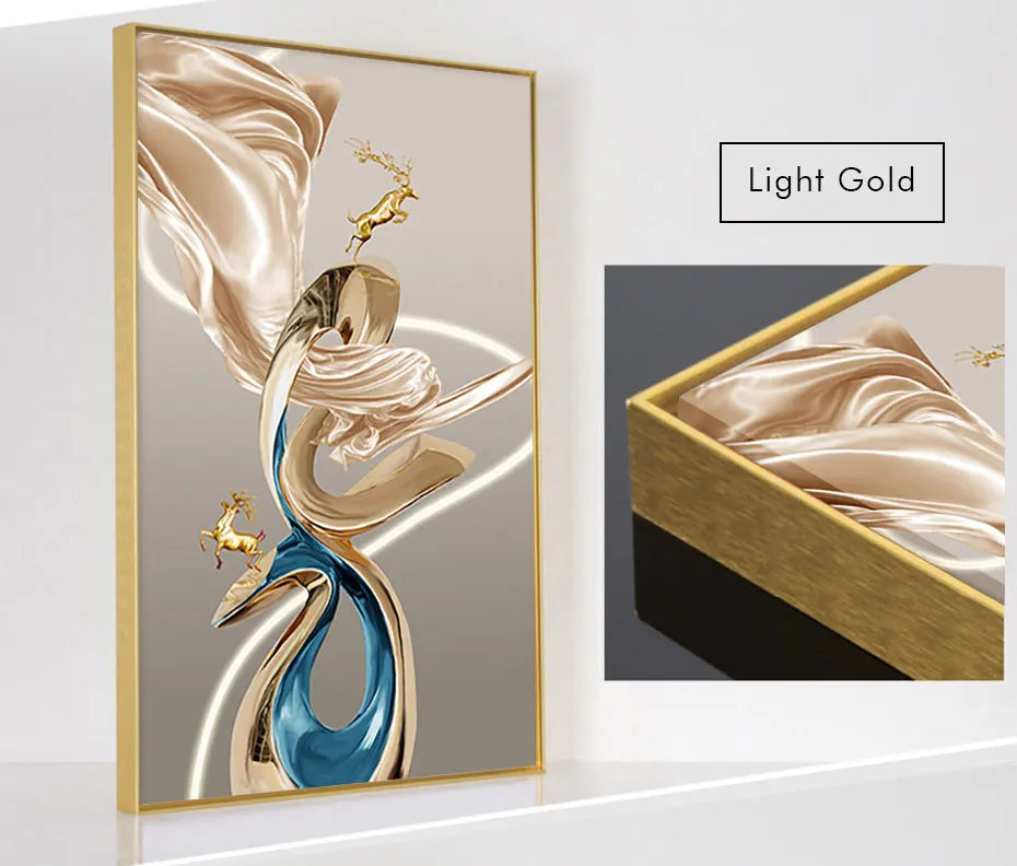 Canvas Frame DIY Kit with Metal Floating Frame