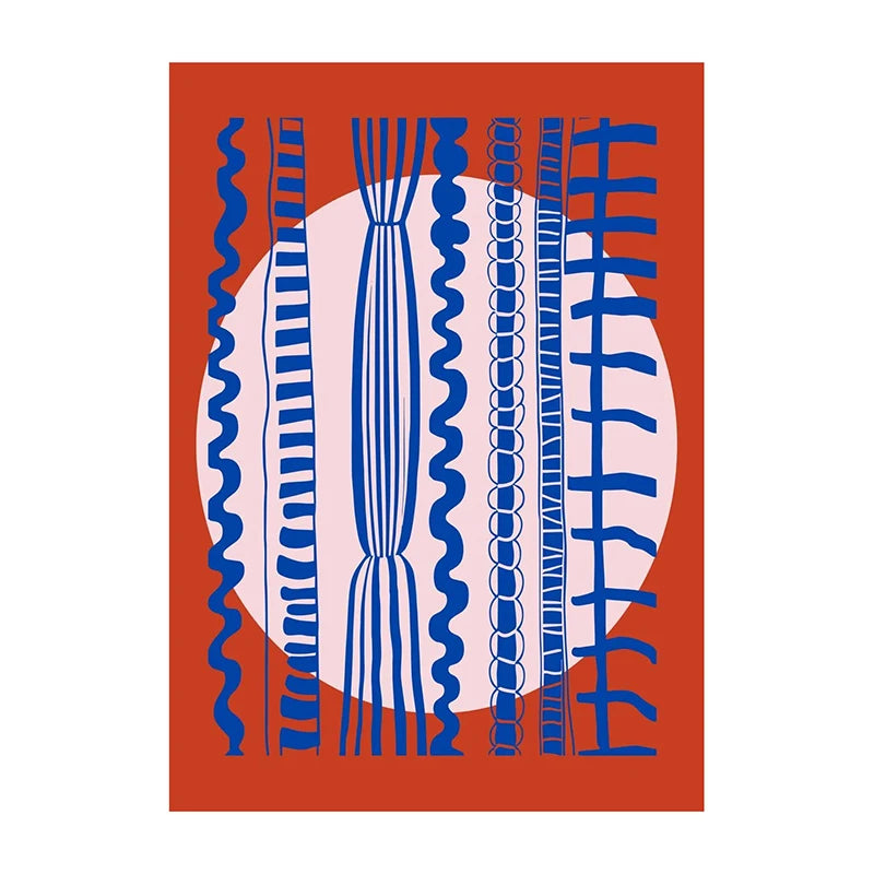 Bold Geometric Minimalist Art Canvas Prints