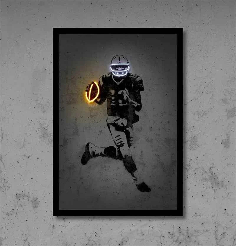 80s F1 Racer Poster Aesthetic Motorsport Football Basketball Player Decoration Canvas Print for Wall Art Neon Star Room Decor