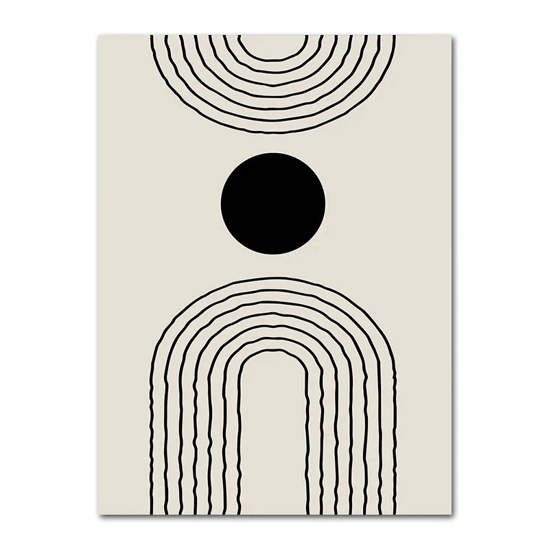 Abstract Minimalist Boho Art Canvas Prints