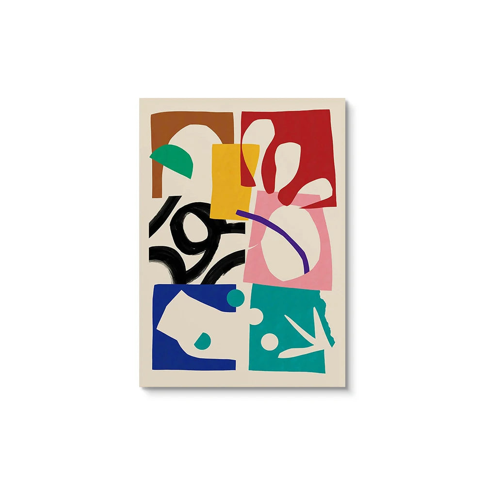 Nihon Retro Abstract Art Canvas Prints