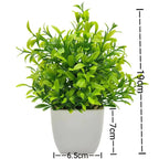 1-Piece Potted Greenery Artificial Plants with Pots