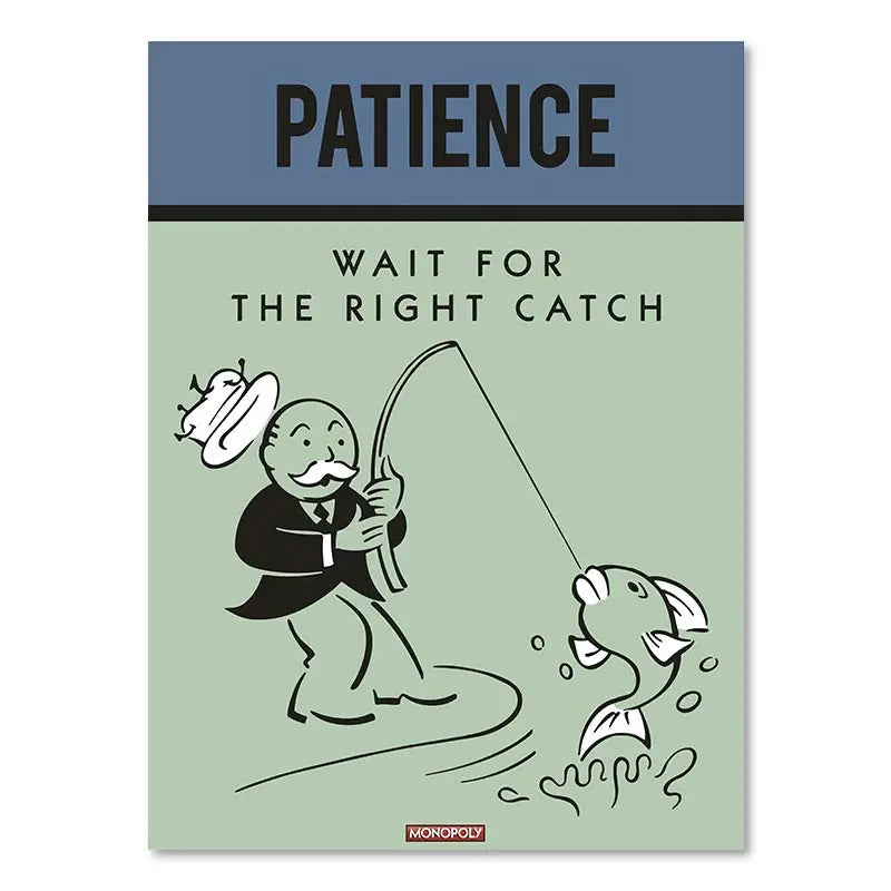 Millionaire Motivational Monopoly Canvas Prints