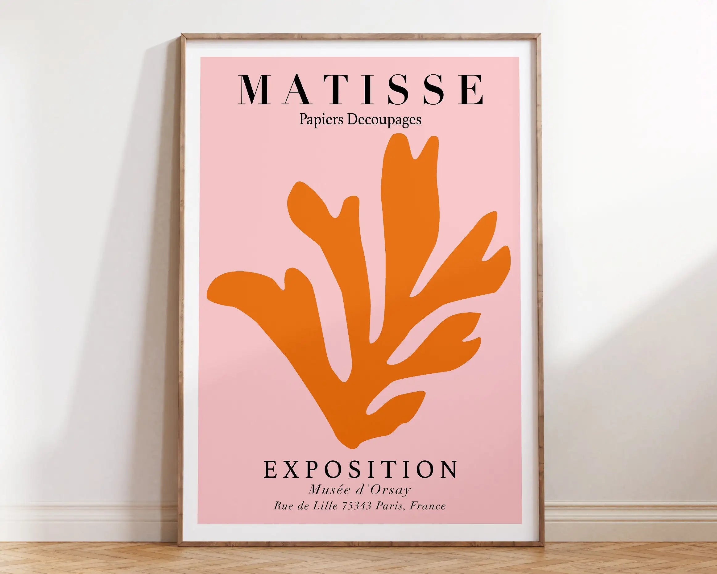 Matisse Floral Cut Outs Exhibition Canvas Print
