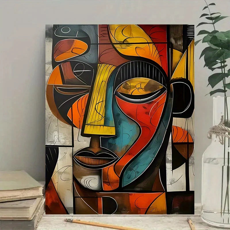 Alkebulan Impressionist African Art Canvas Print