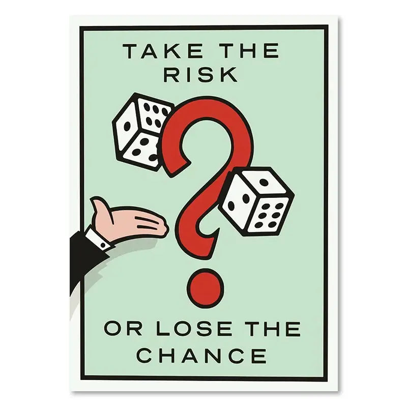 Millionaire Motivational Monopoly Canvas Prints