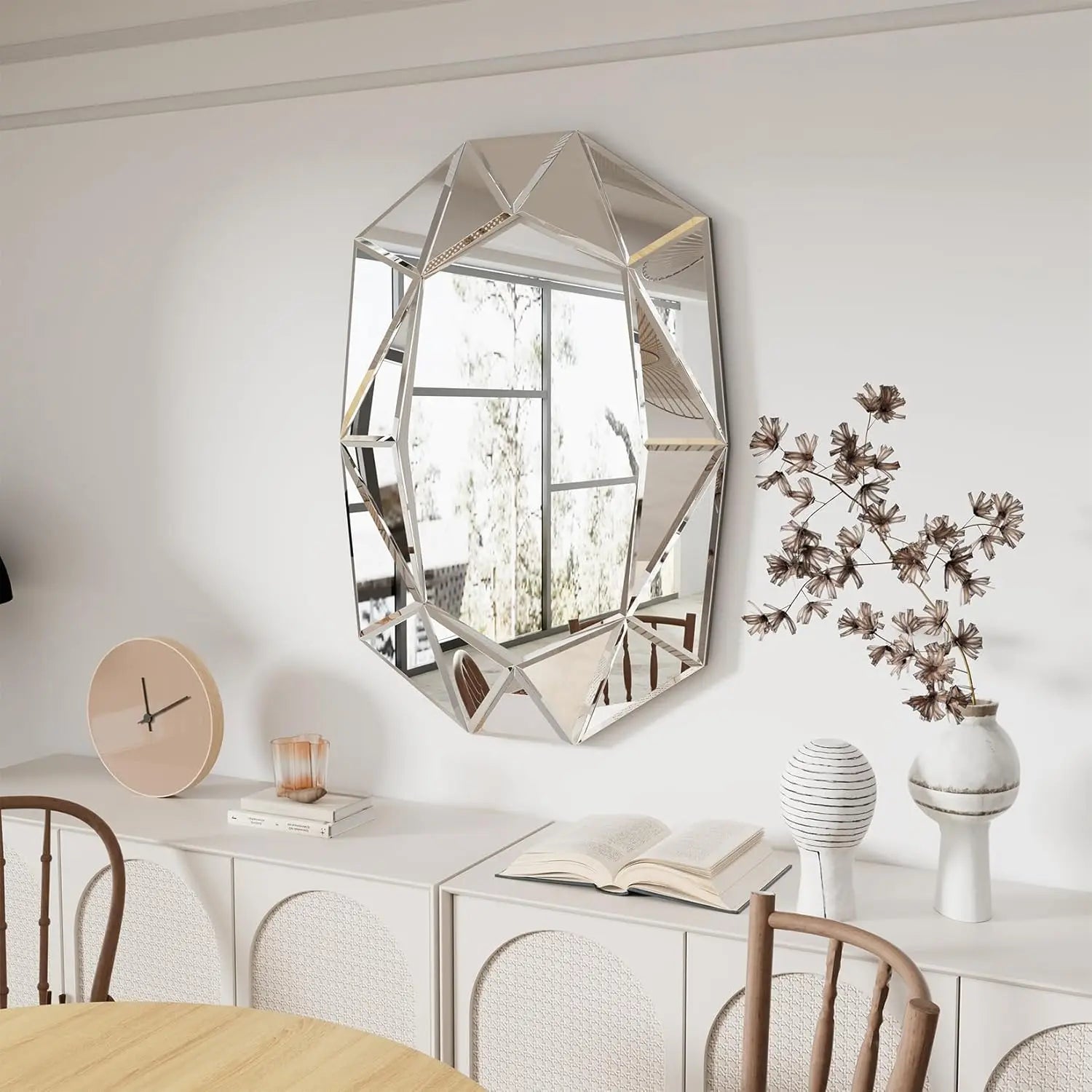 Gometric Accent Large Wall Mirror
