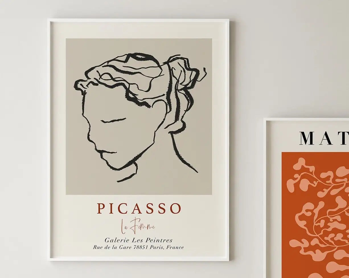 Matisse Floral Cut Outs Exhibition Canvas Print