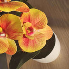 Bonsai Simulated Butterfly Orchid Artificial Potted Plant Desk Dining Table