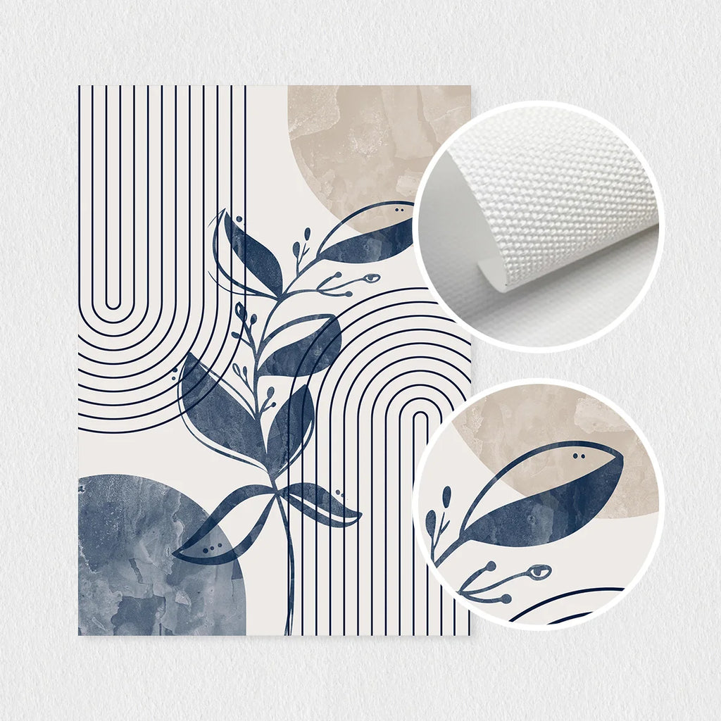 3-Piece Botanical Bohemian Art Canvas Prints