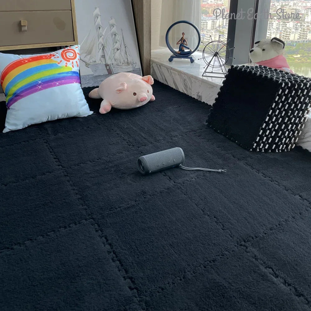 Soft Interlocking Plush Playmat Tiles