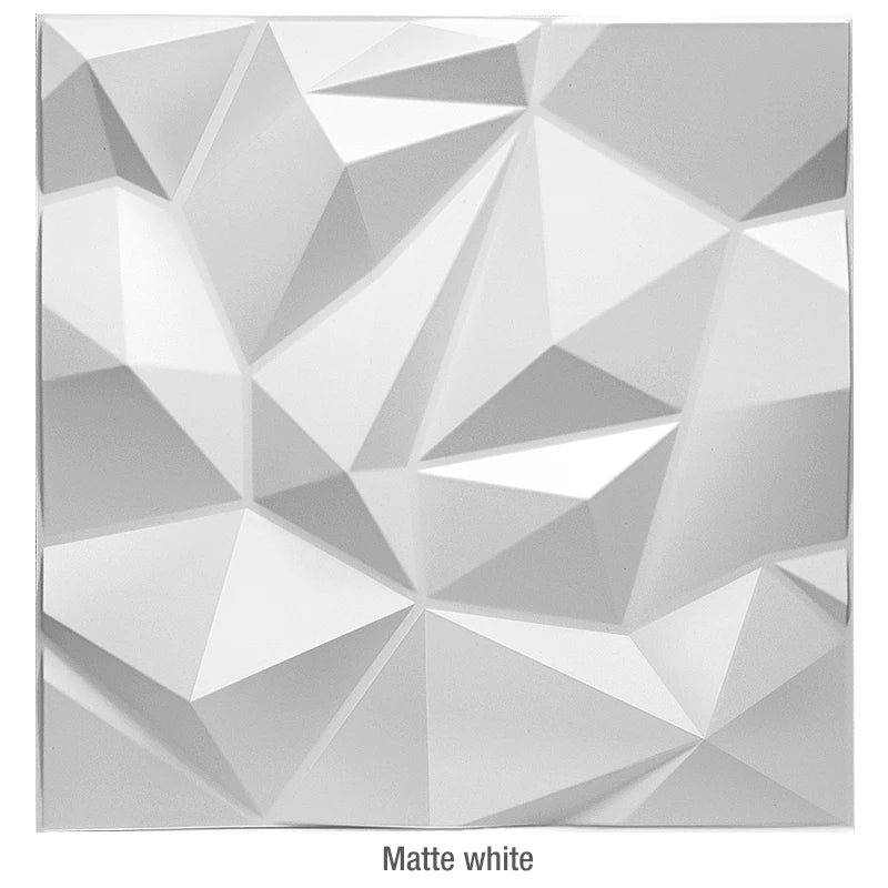 Matte White 3D Wall Panel [30cm x 30cm]