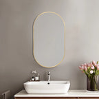 Oval Wall Mounted Mirror