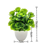 1-Piece Potted Greenery Artificial Plants with Pots