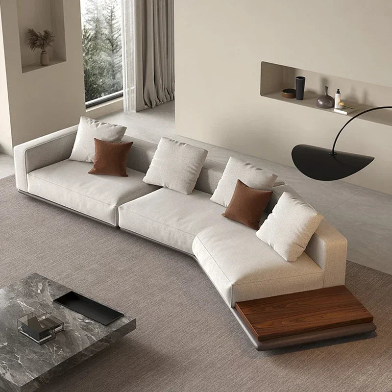 Ravenna Italian Minimalist Reclined Sectional Sofa
