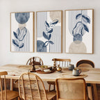 3-Piece Botanical Bohemian Art Canvas Prints