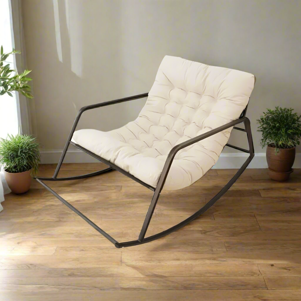 Luxury Wide Lounge Rocking Chair