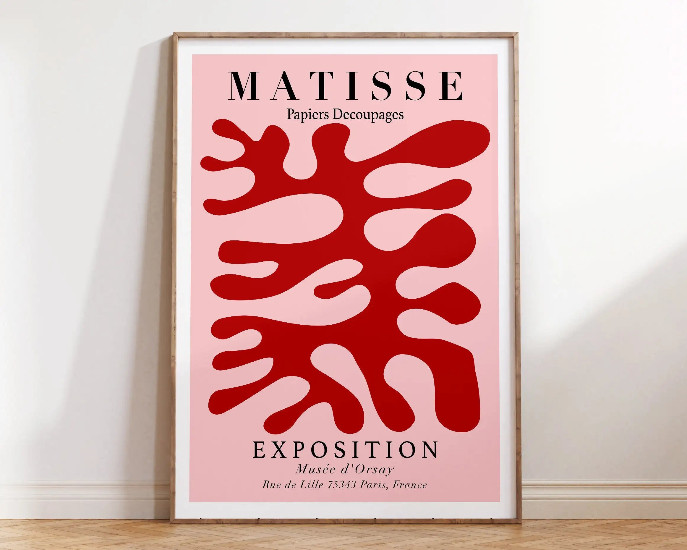 Matisse Floral Cut Outs Exhibition Canvas Print