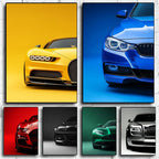 Supercar Bold Wall Art Collection Canvas Prints