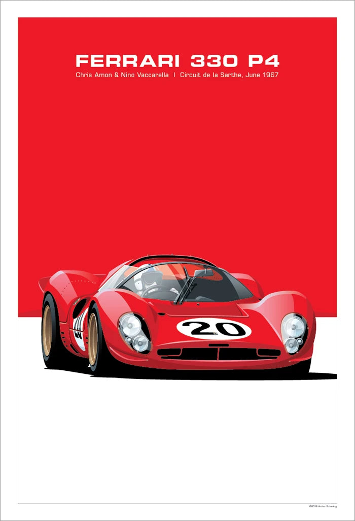 Vintage Racing Bold GT Supercars Art Canvas Prints