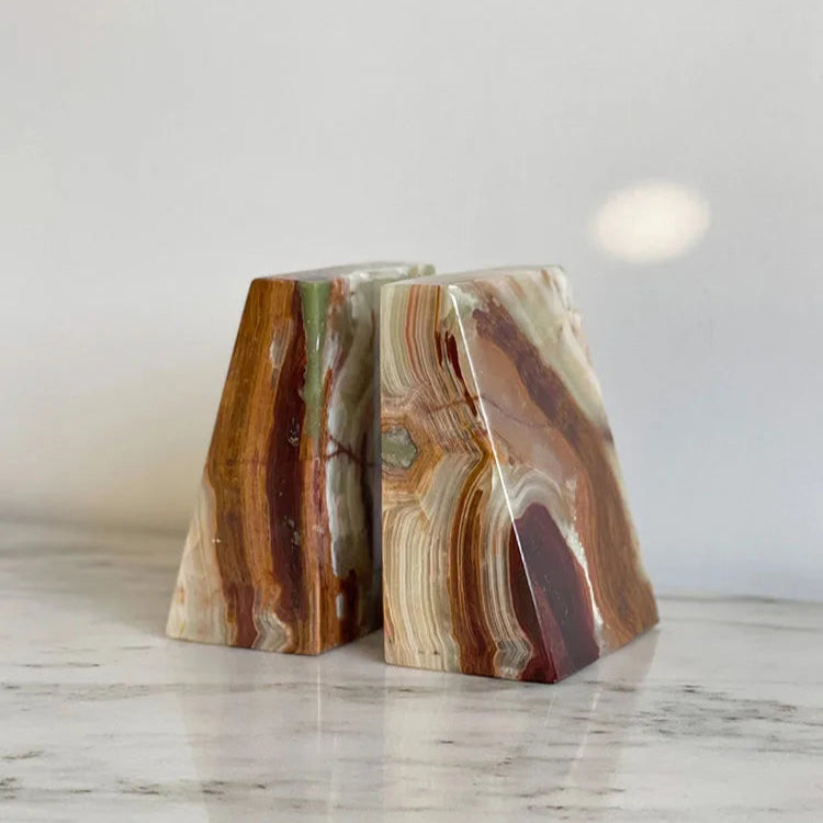 Natural Marble Bookend Ornament