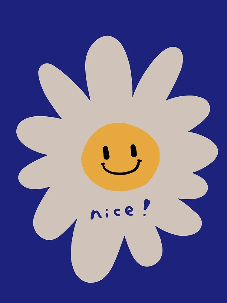 Klein Blue Abstract Art Canvas Prints