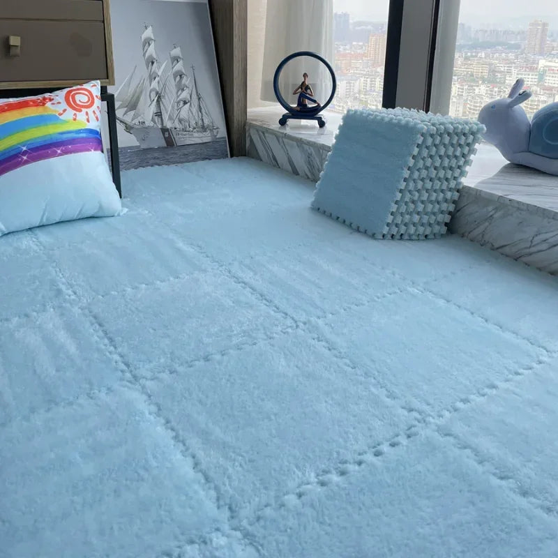 Soft Interlocking Plush Playmat Tiles