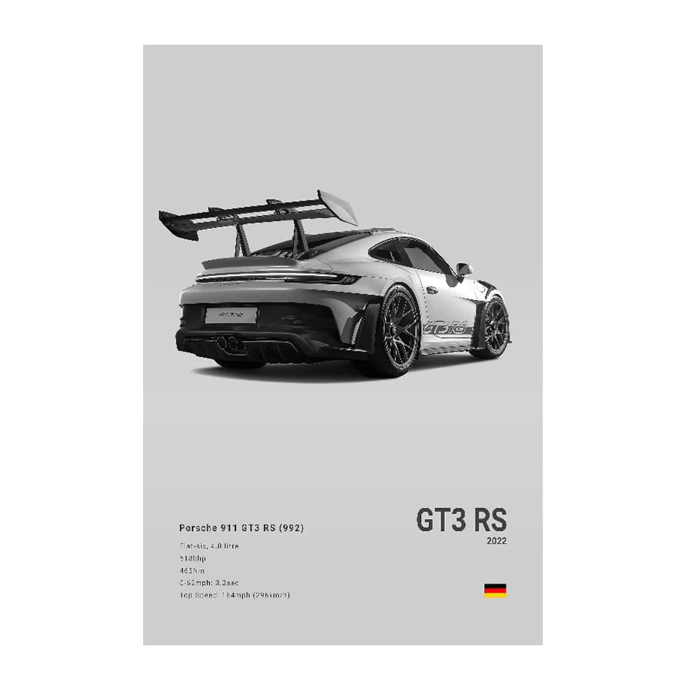 Porsche 911 GT3 RS Canvas Print