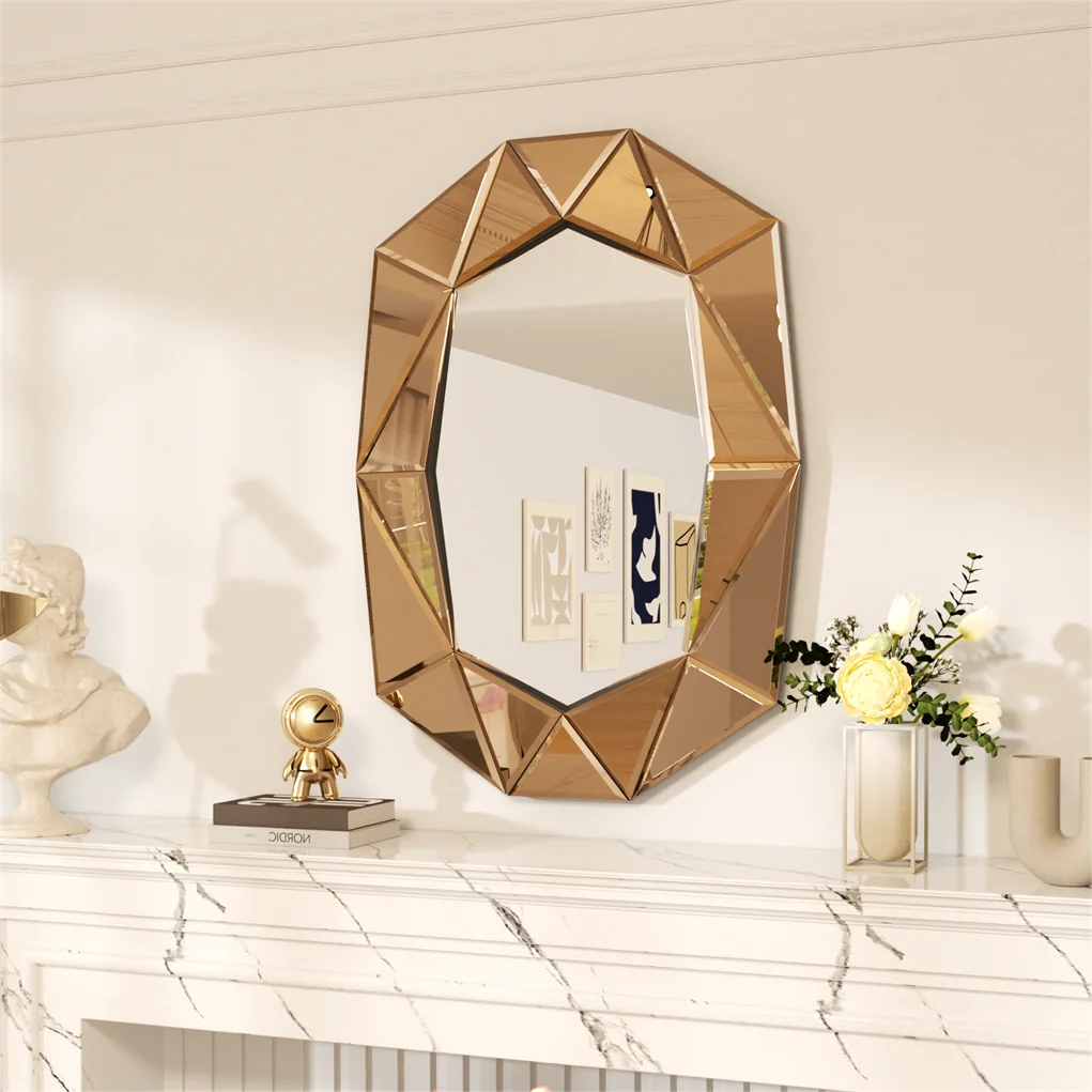 Gometric Accent Large Wall Mirror