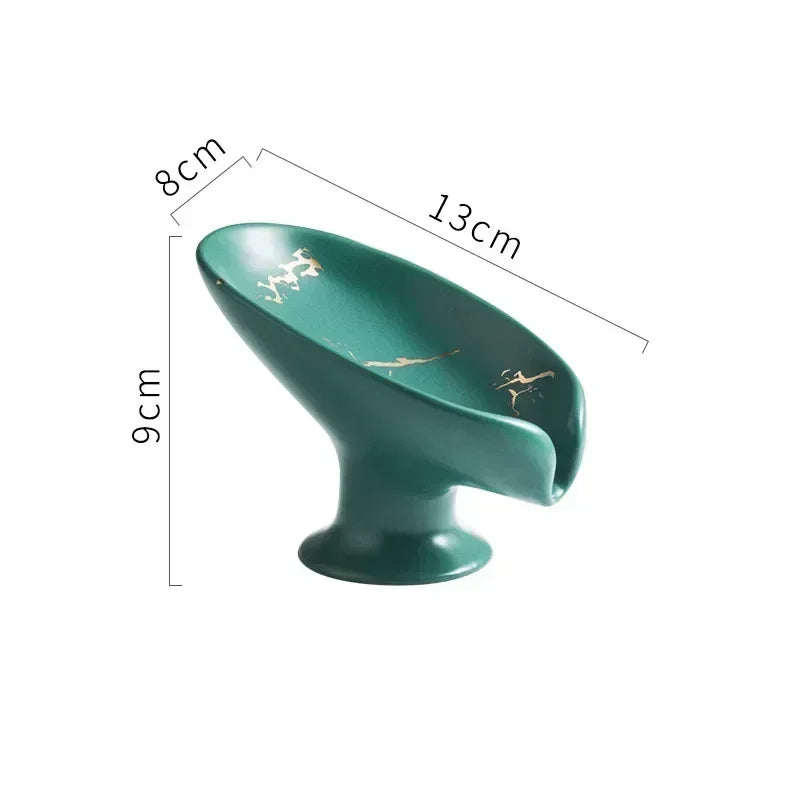 Luxury Ceramic Marble Effect Soap Dish