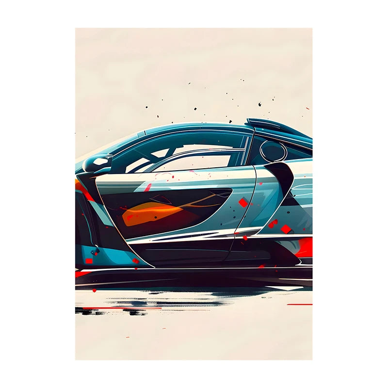 Spezzatura Supercars Canvas Prints