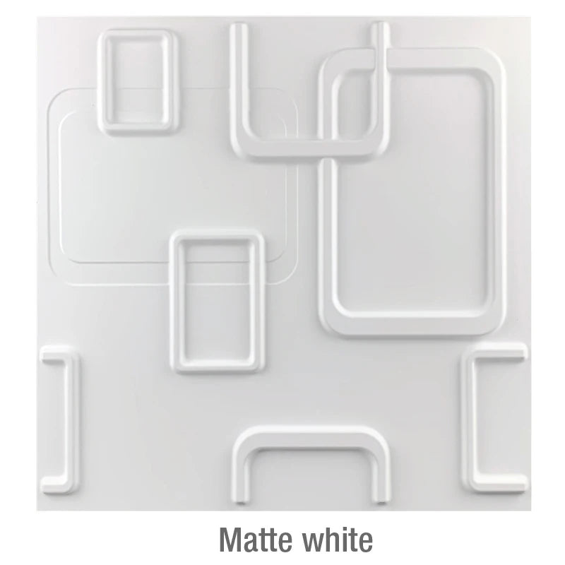 Matte White 3D Wall Panel [30cm x 30cm]