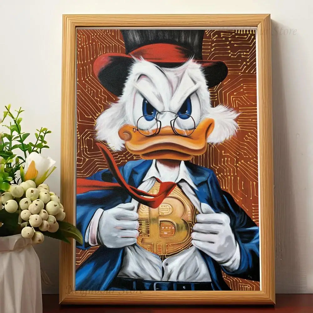 Scrooge McDuck Billionaire Wall Art