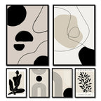Abstract Minimalist Boho Art Canvas Prints