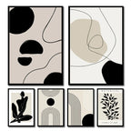 Abstract Minimalist Boho Art Canvas Prints