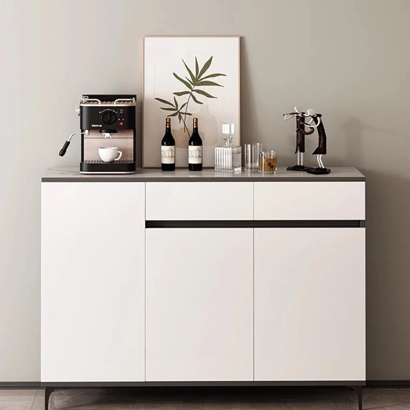 Premium White Nordic Minimalist Cabinet
