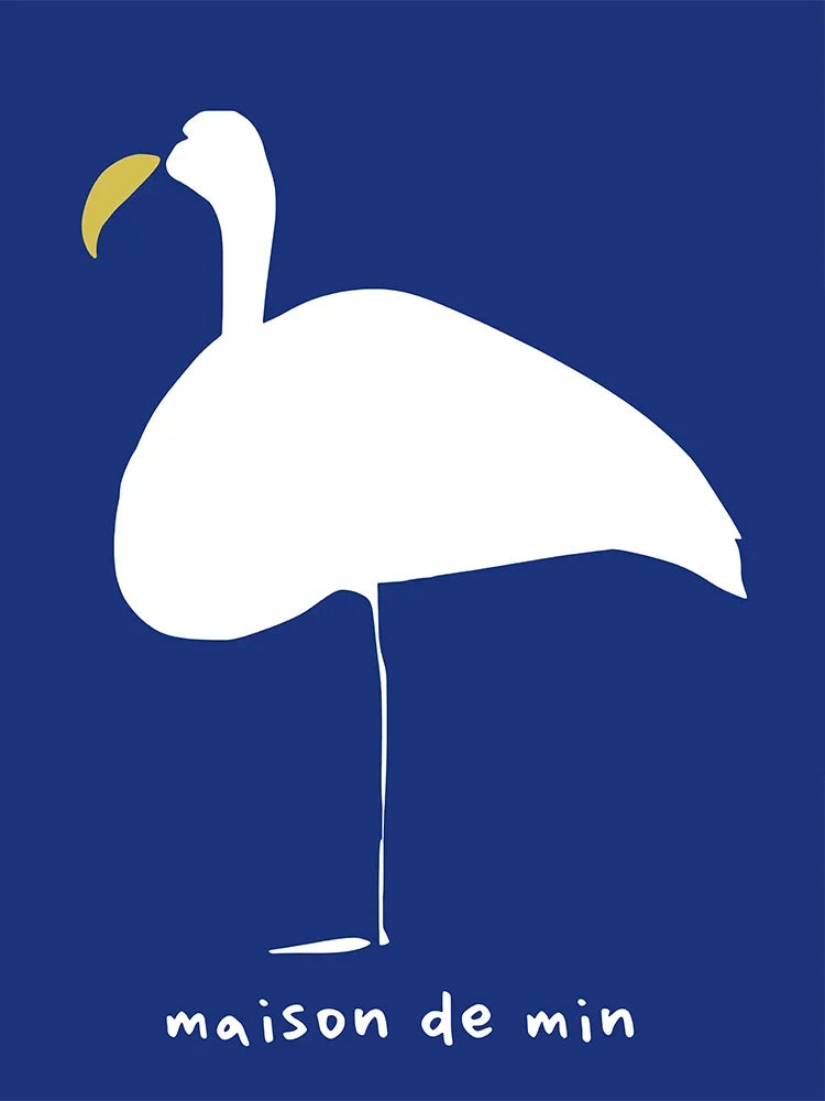 Klein Blue Abstract Art Canvas Prints